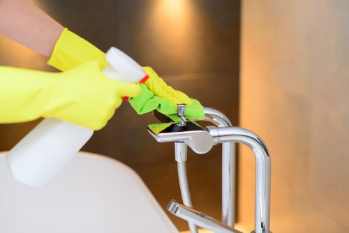 Professional window cleaning in N4 for a bright residential property