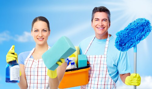 Professional deep cleaning in N4 in a bright living space